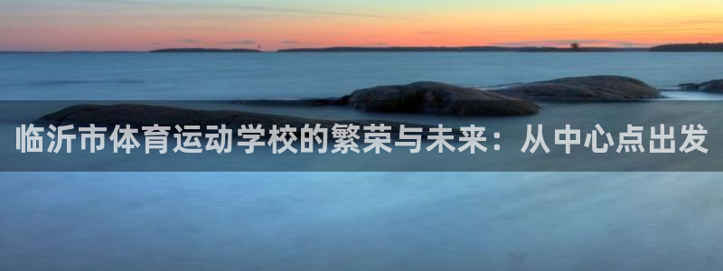 MK体育官网下载：临沂市体育运动学校的繁荣与未来：从