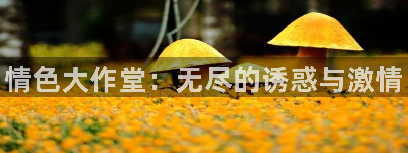 欧联杯360直播：情色大作堂：无尽的诱惑与激情